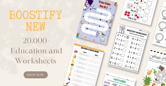 🎉 20K Worksheets Mega Bundle – Learning Made Easy! 📘